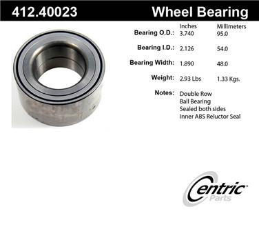 Wheel Bearing CE 412.40023