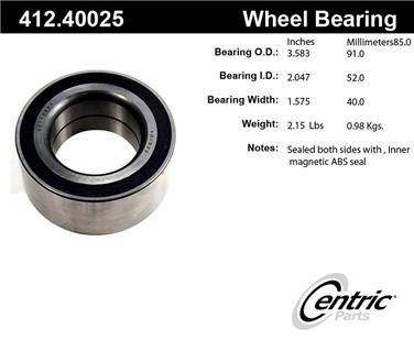 Wheel Bearing CE 412.40025