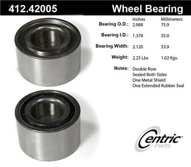 Wheel Bearing CE 412.42005