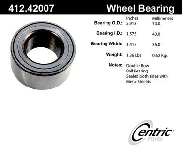 Wheel Bearing CE 412.42007E