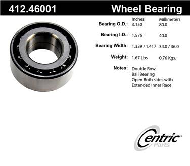Wheel Bearing CE 412.46001E