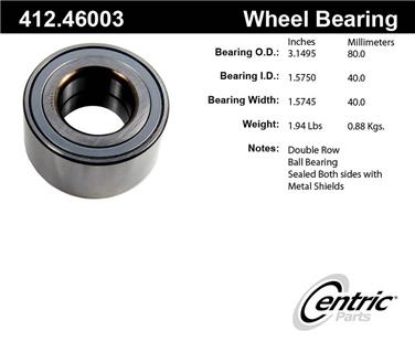 Wheel Bearing CE 412.46003