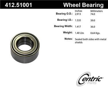 Wheel Bearing CE 412.51001