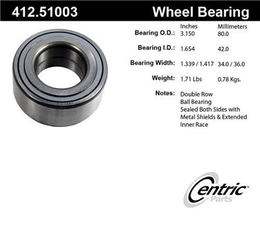 Wheel Bearing CE 412.51003E