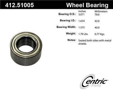 Wheel Bearing CE 412.51005