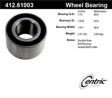 Wheel Bearing CE 412.61003E