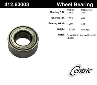 Wheel Bearing CE 412.63003