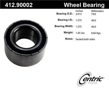 1993 Mercury Tracer Wheel Bearing CE 412.90002E