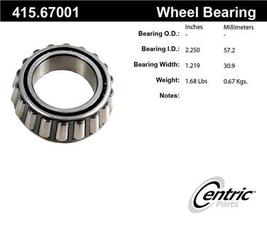 Wheel Bearing CE 415.67001E