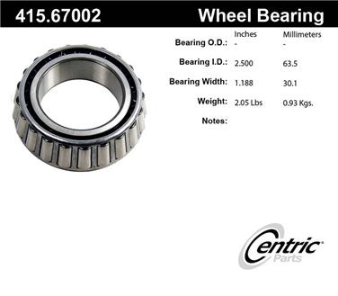 2008 Dodge Ram 3500 Wheel Bearing CE 415.67002E