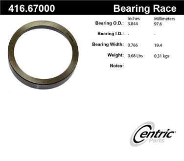 2008 Dodge Ram 3500 Wheel Bearing Race CE 416.67000