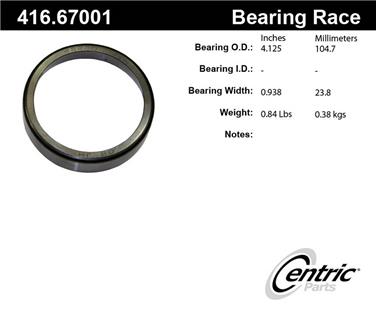 2009 Dodge Ram 3500 Wheel Bearing Race CE 416.67001E