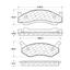 Disc Brake Pad Set CE 102.01230