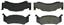 Disc Brake Pad Set CE 102.01230