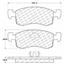 Disc Brake Pad Set CE 102.02200