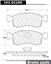 Disc Brake Pad Set CE 102.02200