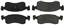 Disc Brake Pad Set CE 102.02200