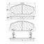 Disc Brake Pad Set CE 102.02730