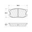 Disc Brake Pad Set CE 102.02970