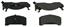 Disc Brake Pad Set CE 102.03100