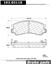 Disc Brake Pad Set CE 102.03110