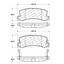 Disc Brake Pad Set CE 102.03250