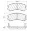 Disc Brake Pad Set CE 102.03570