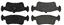 Disc Brake Pad Set CE 102.03590