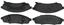 Disc Brake Pad Set CE 102.03760