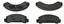 Disc Brake Pad Set CE 102.03870