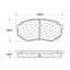 Disc Brake Pad Set CE 102.03890