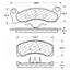 Disc Brake Pad Set CE 102.04310