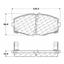 Disc Brake Pad Set CE 102.04350