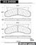 Disc Brake Pad Set CE 102.04500