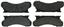 Disc Brake Pad Set CE 102.04500