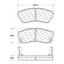 2000 Chevrolet Metro Disc Brake Pad Set CE 102.04510