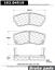 2000 Chevrolet Metro Disc Brake Pad Set CE 102.04510