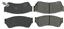 2001 Chevrolet Metro Disc Brake Pad Set CE 102.04510