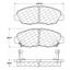 Disc Brake Pad Set CE 102.04650