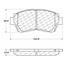 Disc Brake Pad Set CE 102.04760