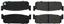 Disc Brake Pad Set CE 102.04810