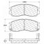 Disc Brake Pad Set CE 102.04840