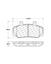 Disc Brake Pad Set CE 102.04920