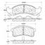 1991 Oldsmobile 98 Disc Brake Pad Set CE 102.05050