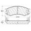 Disc Brake Pad Set CE 102.05070