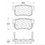 Disc Brake Pad Set CE 102.05370