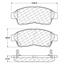 Disc Brake Pad Set CE 102.05620