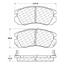 Disc Brake Pad Set CE 102.05630