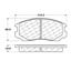 Disc Brake Pad Set CE 102.06020