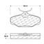 Disc Brake Pad Set CE 102.06100